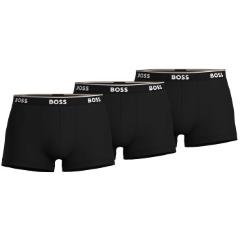 BOSS Kalsonger 3P Cotton Stretch Trunks Svart bomull XX-Large Herr | apparel & accessories - clothing - underwear & socks - underwear | ModeLejon