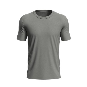 Stedman Morgan Crew Neck Gråmelerad ringspunnen bomull X-Large Herr | apparel & accessories - clothing - shirts & tops | ModeLejon