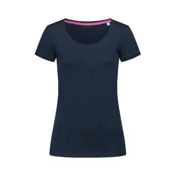 Stedman Megan Crew Neck Marin ringspunnen bomull X-Large Dam | apparel & accessories - clothing - shirts & tops | ModeLejon