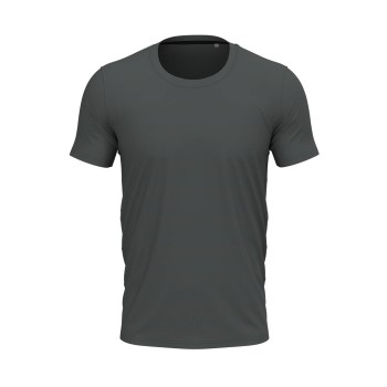 Stedman Clive Crew Neck Mörkgrå ringspunnen bomull 3XL Herr | apparel & accessories - clothing - shirts & tops | ModeLejon