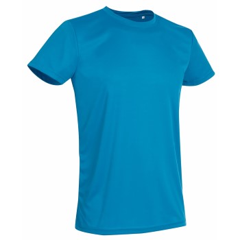 Stedman Active Sports-T For Men Blå polyester X-Large Herr