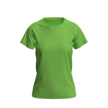 Läs mer om Stedman Active 140 Raglan For Women Ljusgrön polyester Small Dam