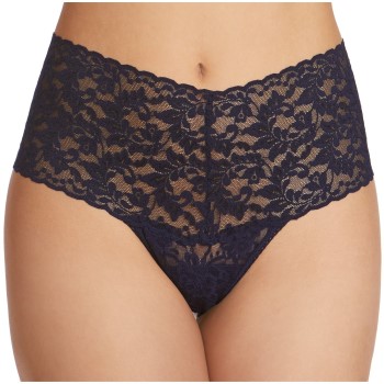 Hanky Panky Trosor Signature Lace Retro Thong Marin nylon One Size Dam | apparel & accessories - clothing - underwear & socks - lingerie | ModeLejon