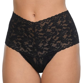 Hanky Panky Trosor 2P Signature Lace Retro Thong Svart nylon One Size Dam | apparel & accessories - clothing - underwear & socks - lingerie | ModeLejon