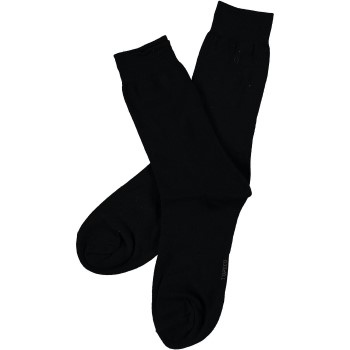 Läs mer om Topeco Strumpor Men Classic Socks Plain Svart Strl 39/41 Herr