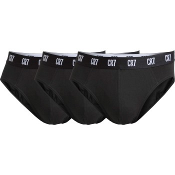 CR7 Cristiano Ronaldo Kalsonger 3P Basic Brief Svart bomull Large Herr | apparel & accessories - clothing - underwear & socks - underwear | ModeLejon