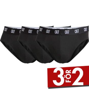 CR7 Basic Brief i mjuk bomull för herr, svart