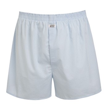 Läs mer om Jockey Kalsonger Woven Poplin Boxer Shorts Vit rutig bomull 3XL Herr