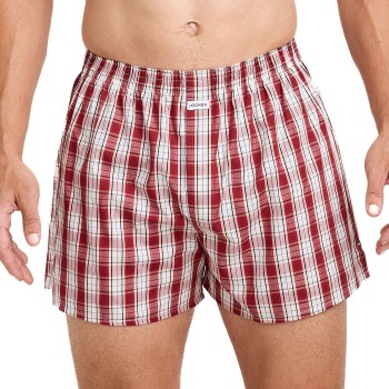Jockey Kalsonger Woven Poplin Boxer Shorts Röd Mönster bomull X-Large Herr | apparel & accessories - clothing - underwear & socks - underwear | ModeLejon