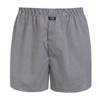 Läs mer om Jockey Kalsonger Woven Poplin Boxer Shorts Marin Rutig bomull 3XL Herr