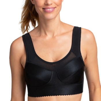 Miss Mary Cotton Simplex Soft Bra BH Svart C 95 Dam