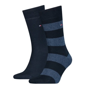Tommy Hilfiger Strumpor 2P Men Rugby Sock Marin Strl 43/46 Herr | apparel & accessories - clothing - underwear & socks - socks | ModeLejon