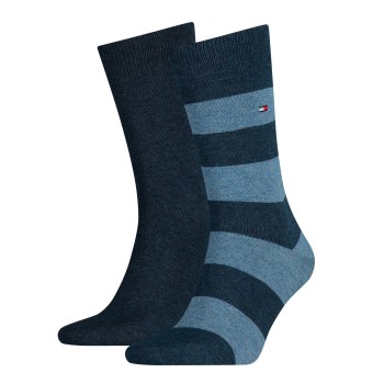 Tommy Hilfiger Strumpor 2P Men Rugby Sock Jeansblå Strl 43/46 Herr | apparel & accessories - clothing - underwear & socks - socks | ModeLejon