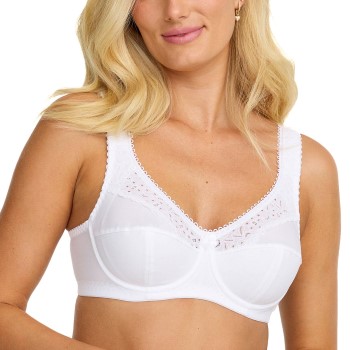 Damella BH Classic Underwire Lace Bra Vit H 95 Dam | apparel & accessories - clothing - underwear & socks - bras | ModeLejon