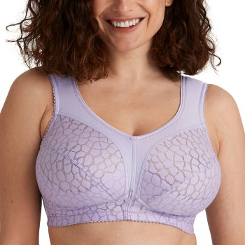 Miss Mary Lovely Jacquard Soft Bra BH Lila I 110 Dam | apparel & accessories - clothing - underwear & socks - bras | ModeLejon