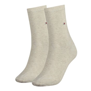 Tommy Hilfiger Strumpor 2P Women Classic Casual Socks Beige Strl 39/42 Dam | apparel & accessories - clothing - underwear & socks - socks | ModeLejon