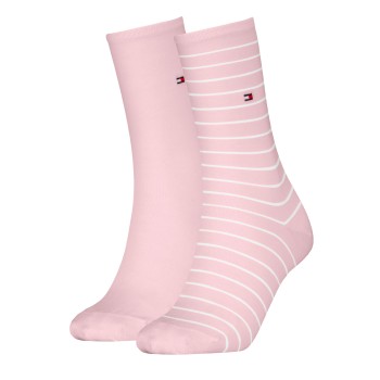 Tommy Hilfiger Strumpor 2P Classic Small Stripe Socks Ljusrosa Strl 35/38 Dam | apparel & accessories - clothing - underwear & socks - socks | ModeLejon