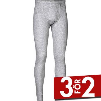JBS Långkalsonger Basic Long Johns Grå bomull Large Herr – Funktionsunderställ