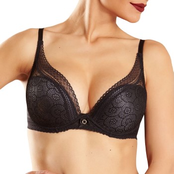 Chantelle BH Festivite Lace Plunge Bra Svart G 75 Dam | apparel & accessories - clothing - underwear & socks - bras | ModeLejon