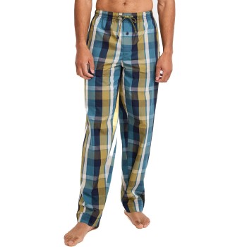 Jockey Loungewear Pant Woven Blå/Gul bomull 2XL Herr | apparel & accessories - clothing - sleepwear & loungewear | ModeLejon