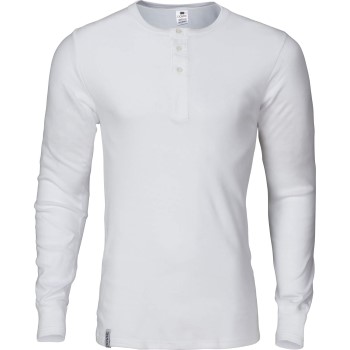 Dovre Grand Dad Rib Vit bomull Large Herr | apparel & accessories - clothing - shirts & tops | ModeLejon