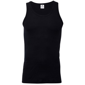 Dovre Rib Singlet Svart bomull XX-Large Herr | apparel & accessories - clothing - shirts & tops | ModeLejon