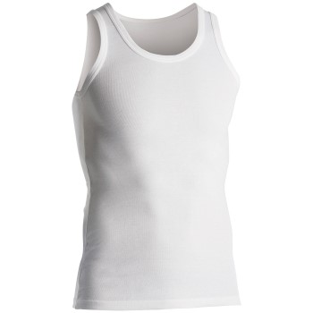 Dovre Rib Singlet Vit bomull Medium Herr | apparel & accessories - clothing - shirts & tops | ModeLejon