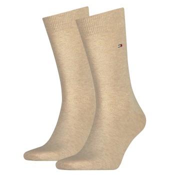 Tommy Hilfiger Strumpor 2P Men Classic Sock Beige Strl 47/49 Herr | apparel & accessories - clothing - underwear & socks - socks | ModeLejon