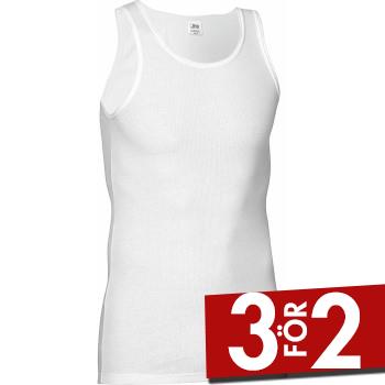 JBS Classic Singlet Vit bomull Small Herr
