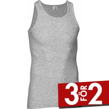 JBS Classic Singlet Grå bomull Small Herr