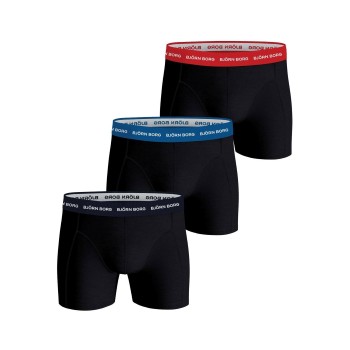 Björn Borg Kalsonger 9P Essential Shorts Svart/Blå bomull Medium Herr