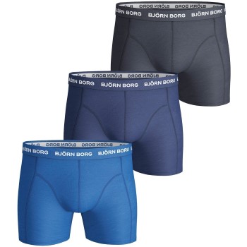 Läs mer om Björn Borg Kalsonger 3P Essential Shorts Marin/Blå bomull X-Small Herr