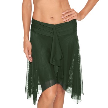 Läs mer om Wiki Basic Beach Skirt Mörkgrön polyester Medium Dam