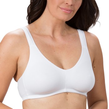 Trofe Comfort Lounge Bra BH Vit bomull A 75 Dam | apparel & accessories - clothing - underwear & socks - bras | ModeLejon