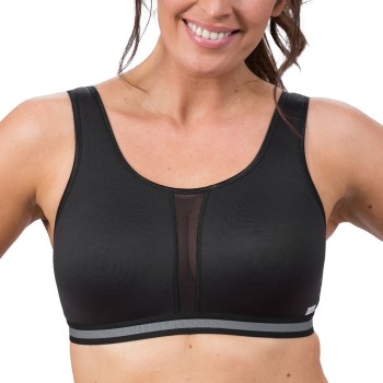 Trofe Carolina Sports Bra BH Svart A 80 Dam | apparel & accessories - clothing - underwear & socks - bras | ModeLejon