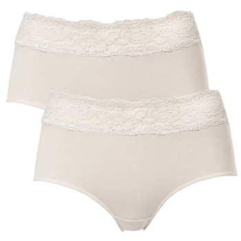 2-Pack Trofe Lace Trimmed Midi Briefs