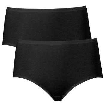 Trofe Seamless Maxi Briefs Trosor 2P Svart bomull X-Large Dam | apparel & accessories - clothing - underwear & socks - lingerie | ModeLejon