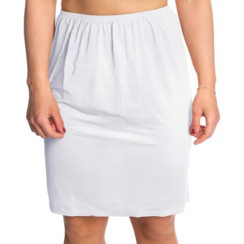 Trofe Slip Skirt Short Vit X-Large Dam | apparel & accessories - clothing - skirts | ModeLejon