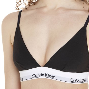 Läs mer om Calvin Klein BH Modern Cotton Triangle Unlined Svart Medium Dam