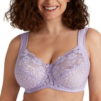 Miss Mary Jacquard And Lace Underwire Bra BH Lila E 90 Dam | apparel & accessories - clothing - underwear & socks - bras | ModeLejon