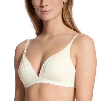 Calida BH Cate Triangle Soft-Bra Creme bomull C 80 Dam | apparel & accessories - clothing - underwear & socks - bras | ModeLejon