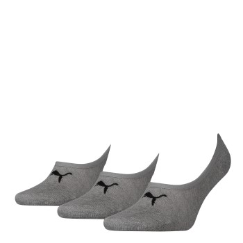 Puma Strumpor 3P Footie Socks Grå Strl 43/46 | apparel & accessories - clothing - underwear & socks - socks | ModeLejon