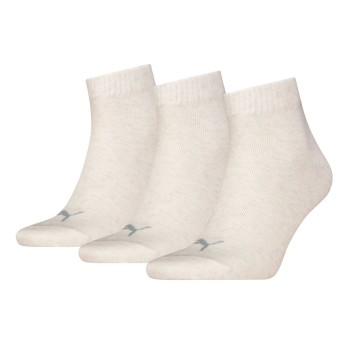 Puma Strumpor 3P Quarter Socks Ljusgrå Strl 47/49 | apparel & accessories - clothing - underwear & socks - socks | ModeLejon