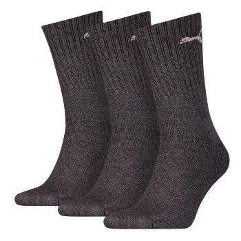 Puma Strumpor 3P Sport Crew Socks Antracit Strl 35/38 | apparel & accessories - clothing - underwear & socks - socks | ModeLejon