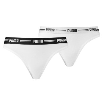 Puma Trosor 2P Iconic Solid String Vit Small Dam | apparel & accessories - clothing - underwear & socks - lingerie | ModeLejon