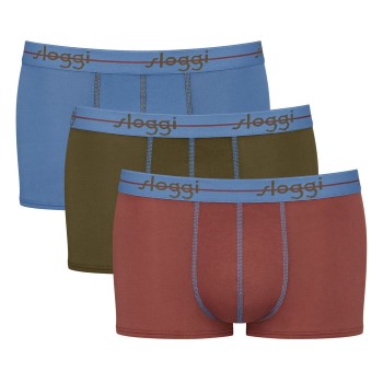 Sloggi Kalsonger 3P Men Start Hipster C3P Blå/Grön bomull XX-Large Herr