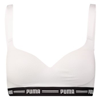 Puma BH Iconic Padded Top Vit X-Small Dam | apparel & accessories - clothing - underwear & socks - bras | ModeLejon