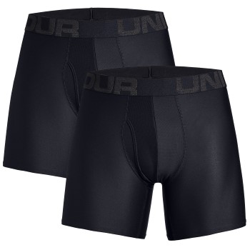 Läs mer om Under Armour Kalsonger 2P Tech 6in Boxers Svart polyester Large Herr