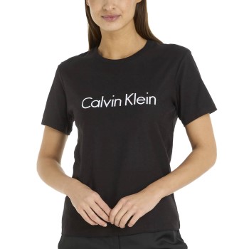 Läs mer om Calvin Klein SS Crew Neck Svart bomull Small Dam