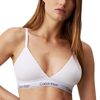 Calvin Klein BH Modern Cotton Lightly Lined Triangle Vit Large Dam | apparel & accessories - clothing - underwear & socks - bras | ModeLejon